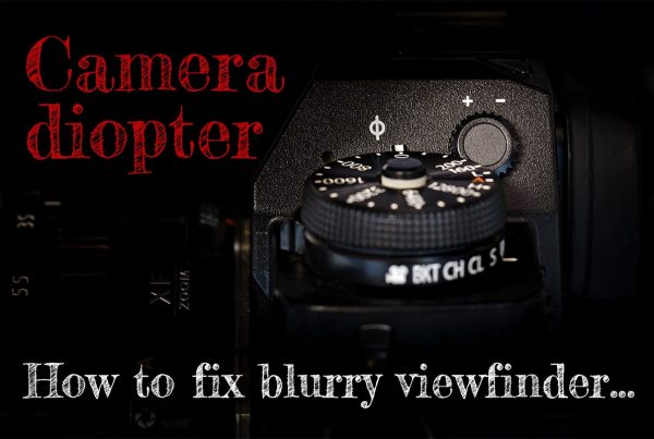 camera diopter adjustment