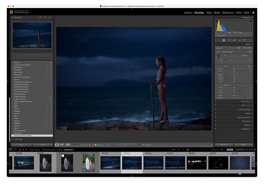 Original raw image in Lightroom 01 - original raw image in Lightroom